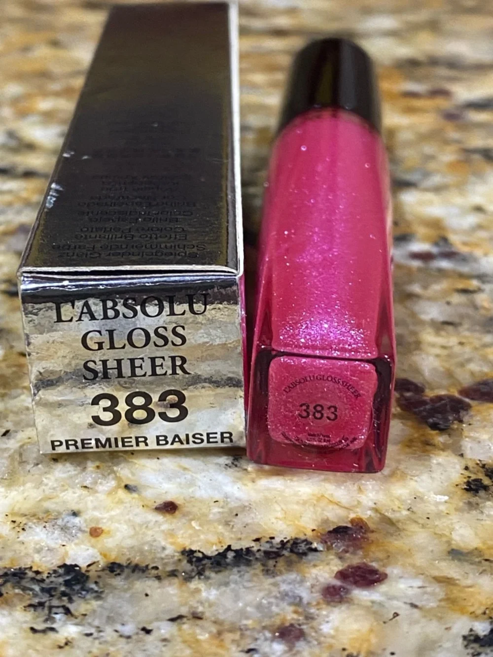 Lancôme L'Absolu Gloss Sheer 383 Premier Baiser - Pearly Pink Shine
